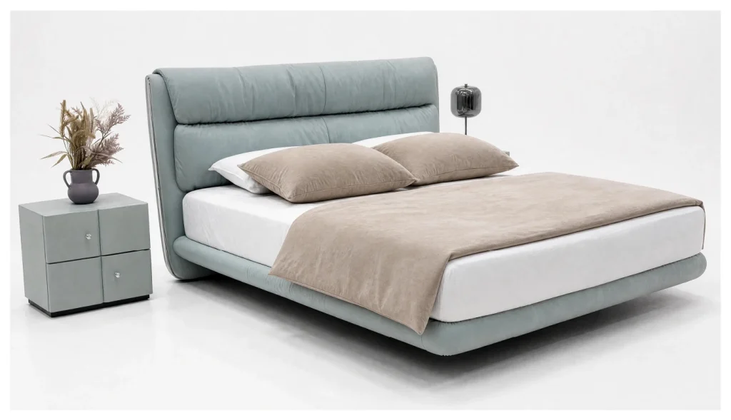 KUOJIE HOME upholstered bed model 2556 — catalogue view