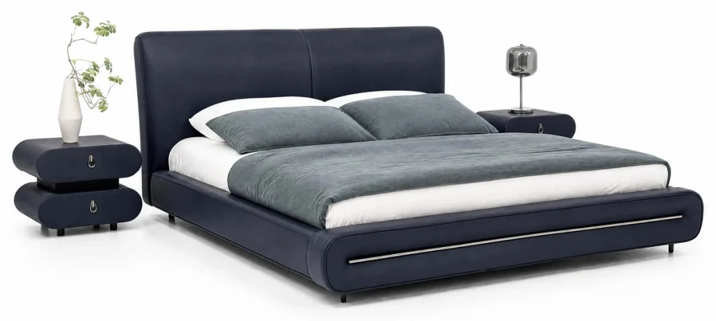 KUOJIE HOME upholstered bed model 2557 — catalogue view