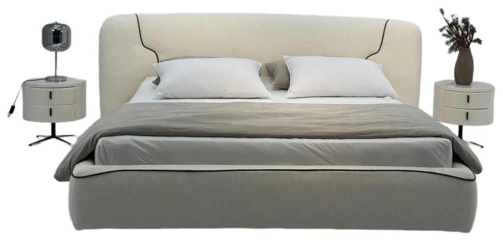 KUOJIE HOME upholstered bed model F2002 — catalogue view